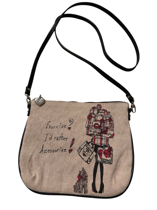 Brighton Handbags - Brighton Scottie canvas crossbody - Like New